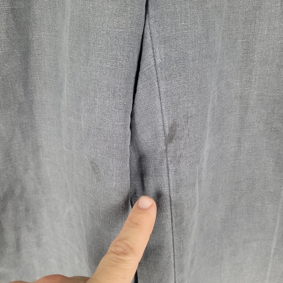 XCVI | linen blend loose wide leg lagenlook pants - Picture 6 of 8